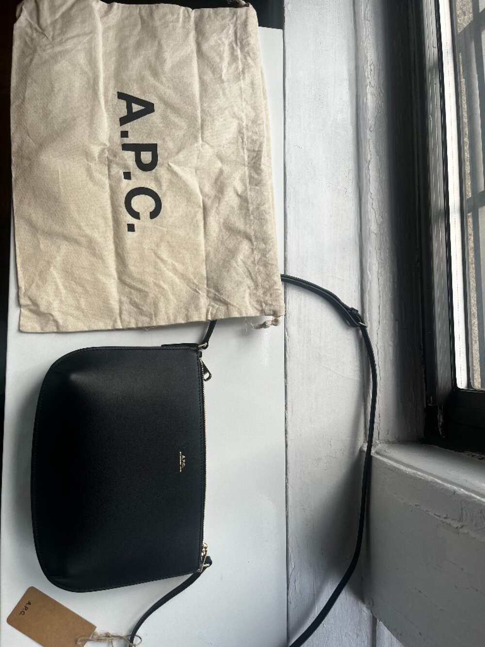 A.P.C. Sarah Crossbody bag black NWT
